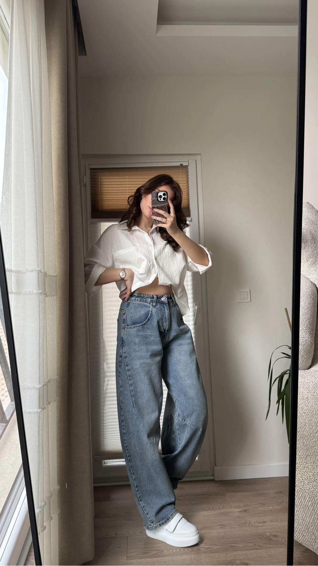 Baggy Tokalı Jean Re