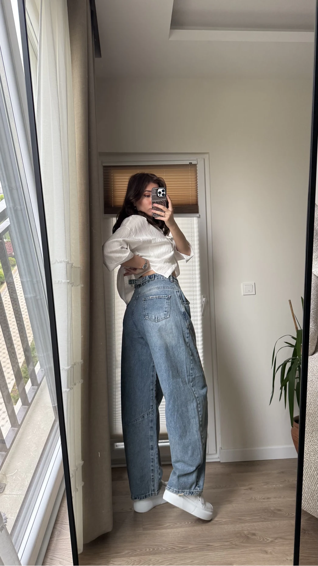 Baggy Tokalı Jean Re