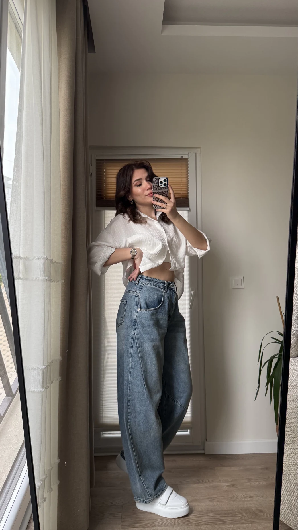 Baggy Tokalı Jean Re