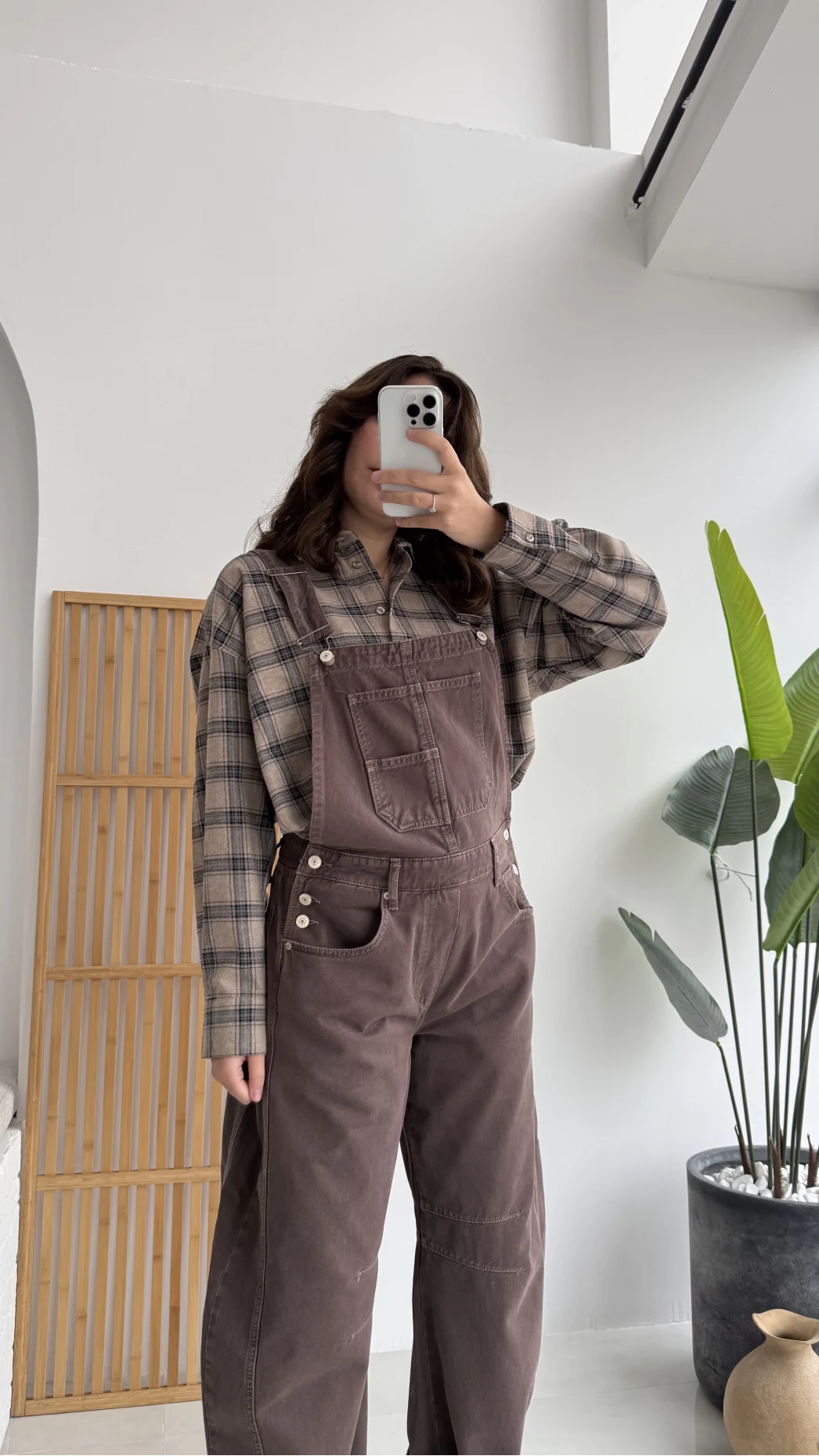 Baggy Tulum Acı Kahve Rengi