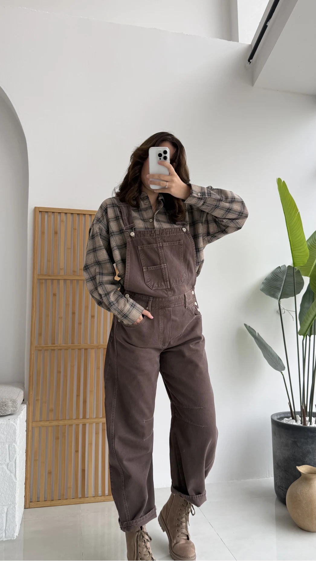Baggy Tulum Acı Kahve Rengi