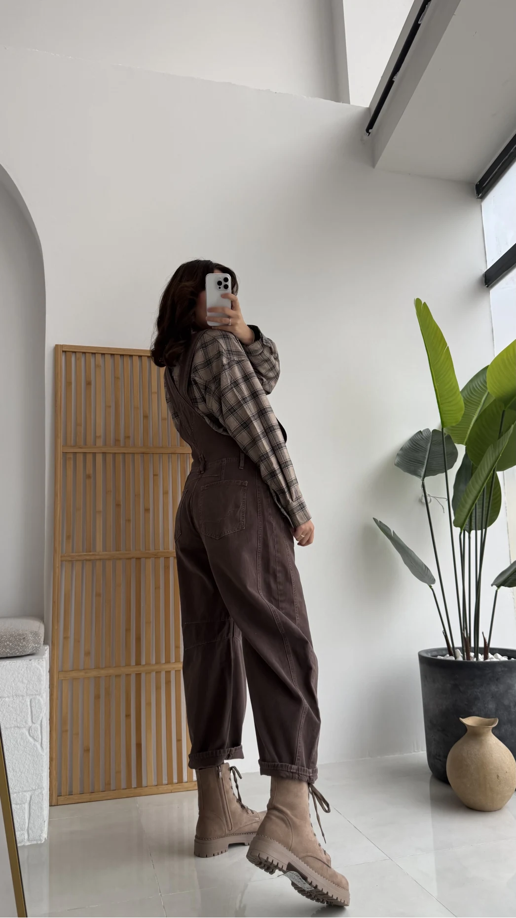 Baggy Tulum Acı Kahve Rengi