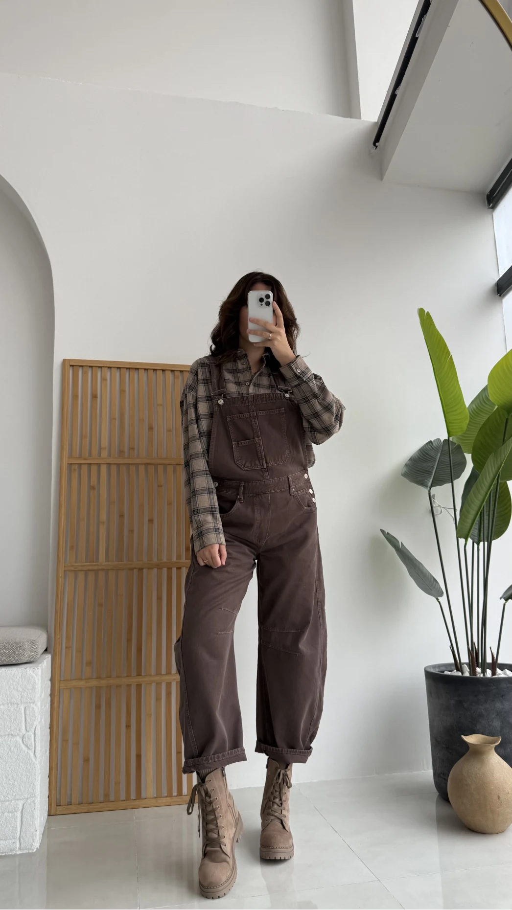Baggy Tulum Acı Kahve Rengi