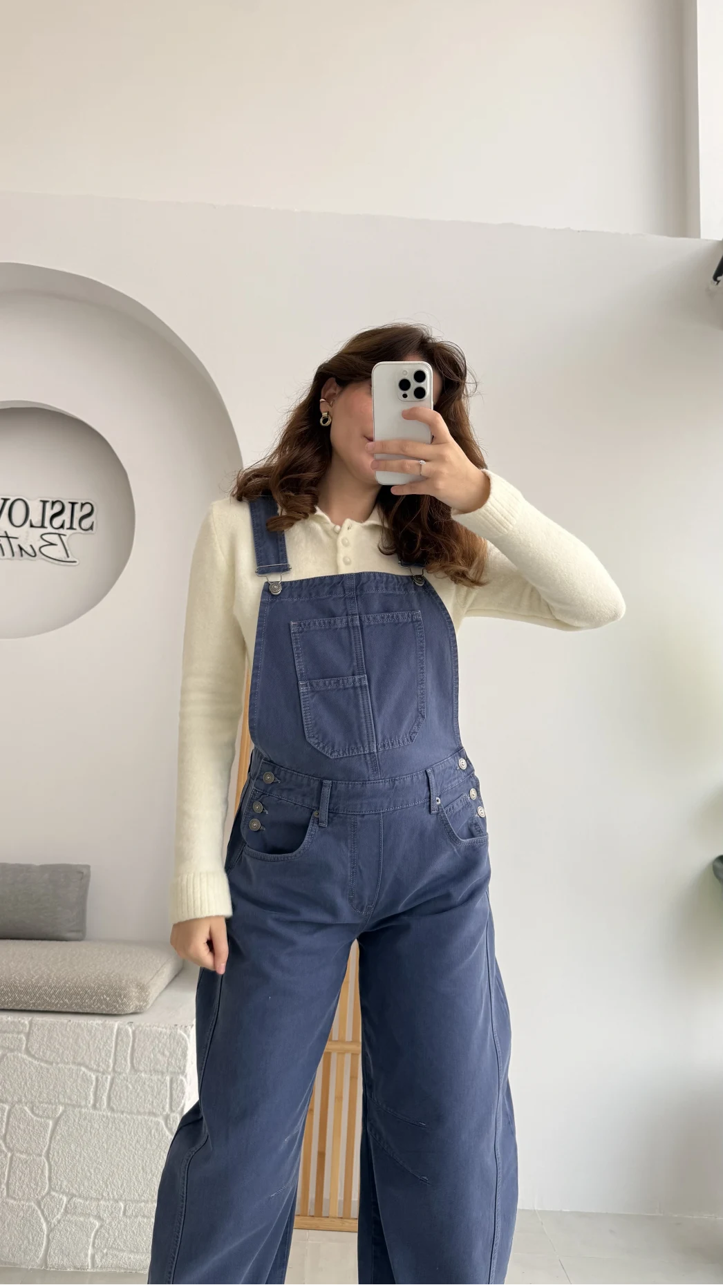 Baggy Tulum Lavanta Mavisi Rengi