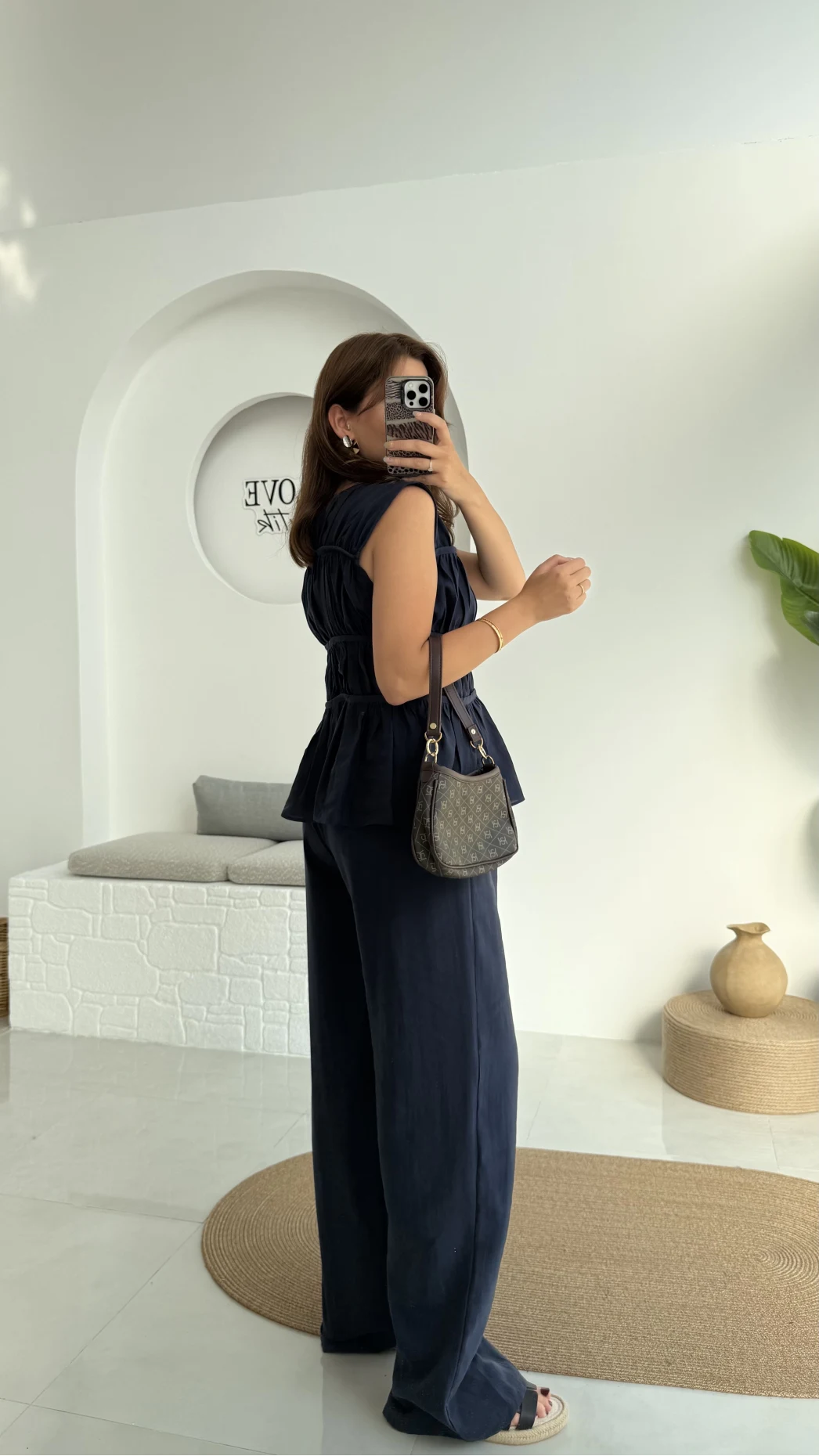 Begonia Gipeli Kat Detay Takım - Lacivert