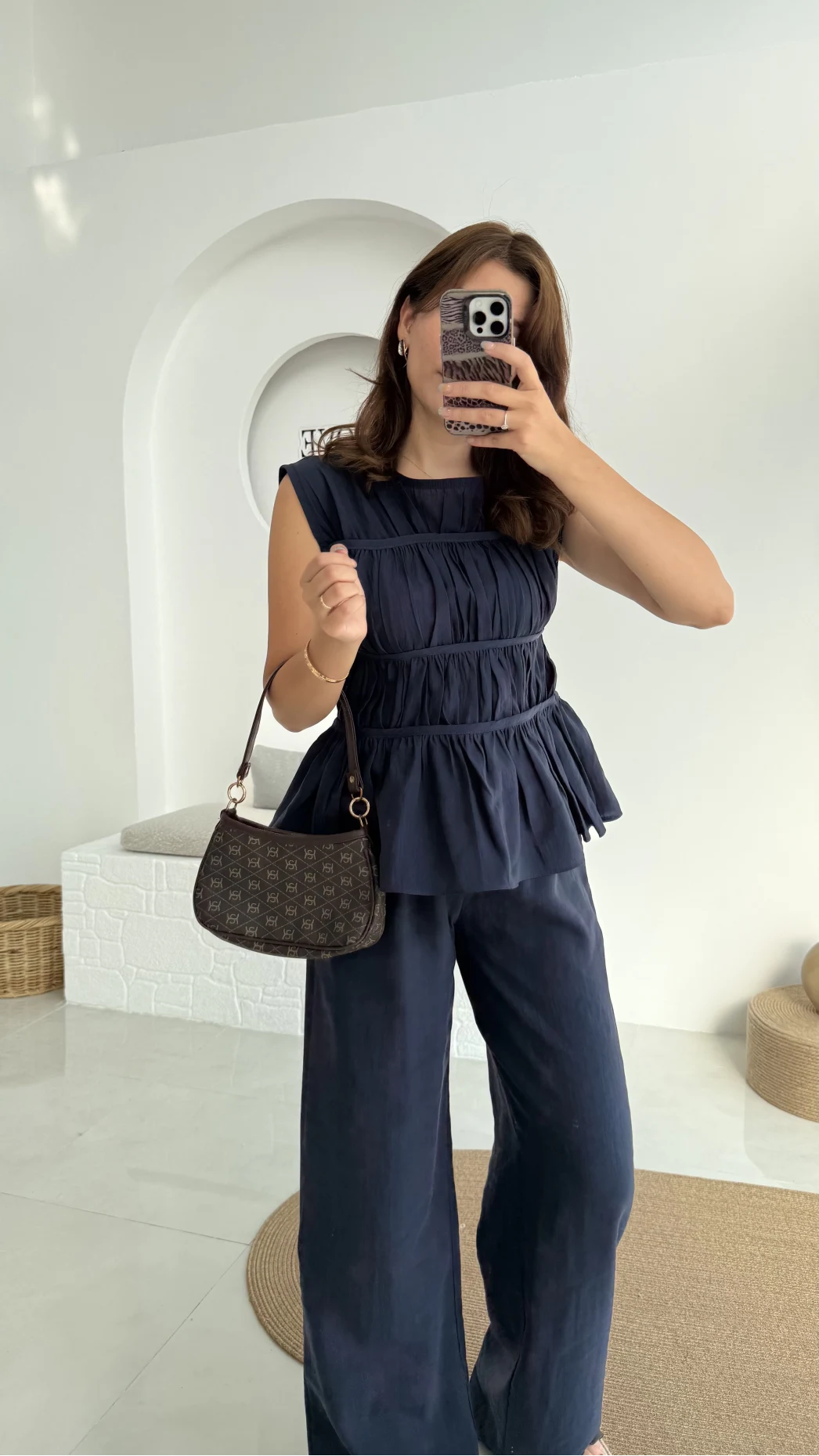 Begonia Gipeli Kat Detay Takım - Lacivert