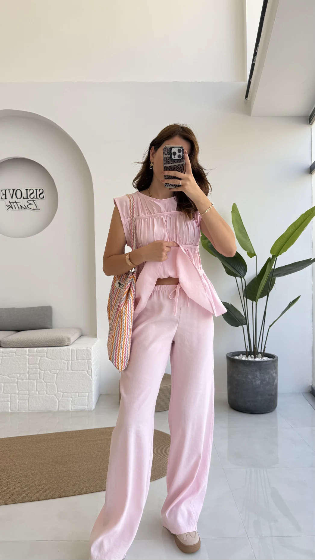 Begonia Gipeli Kat Detay Takım - Pembe