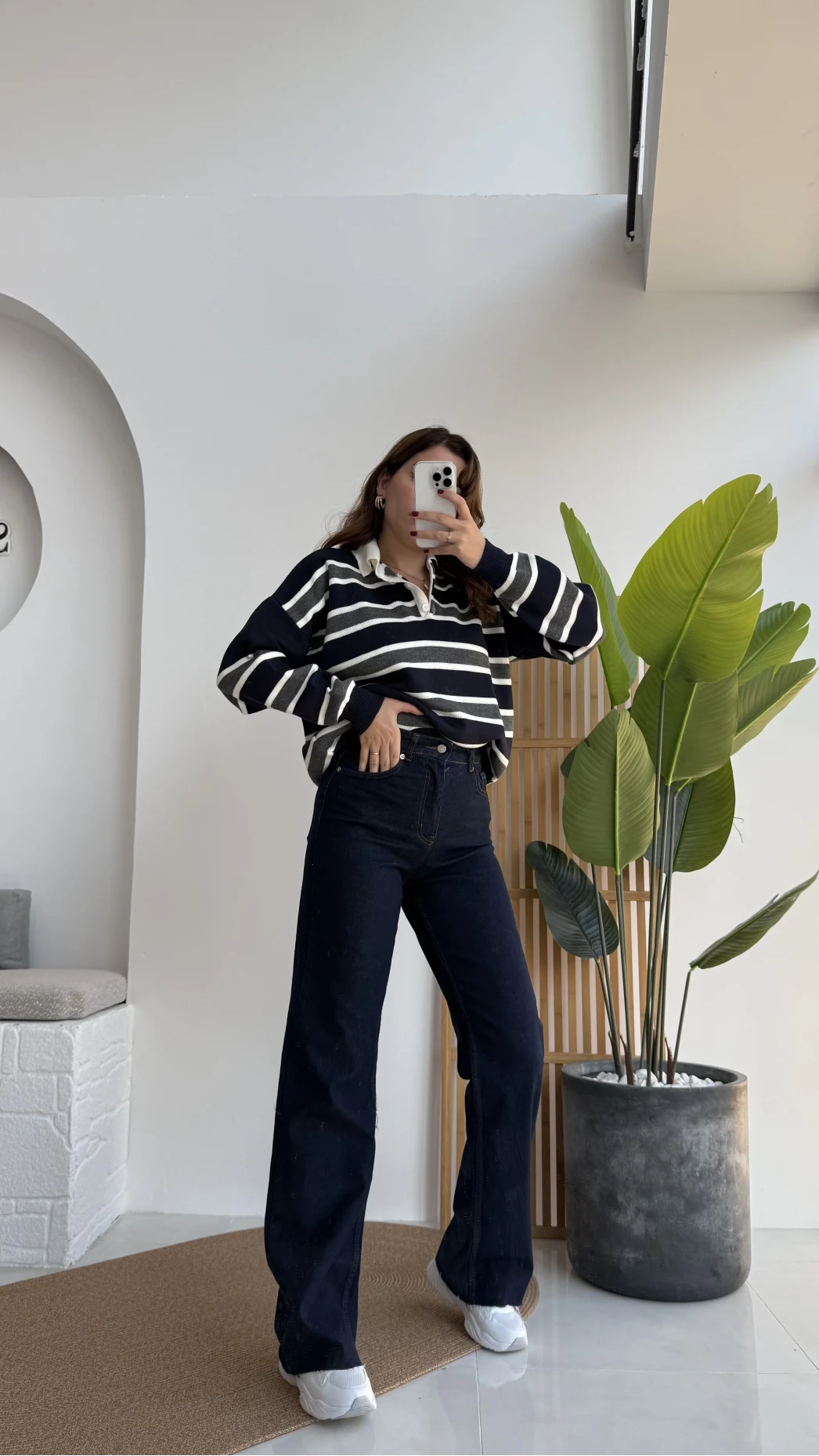 Bellamo Straight Koyu Lacivert Jean Pantolon