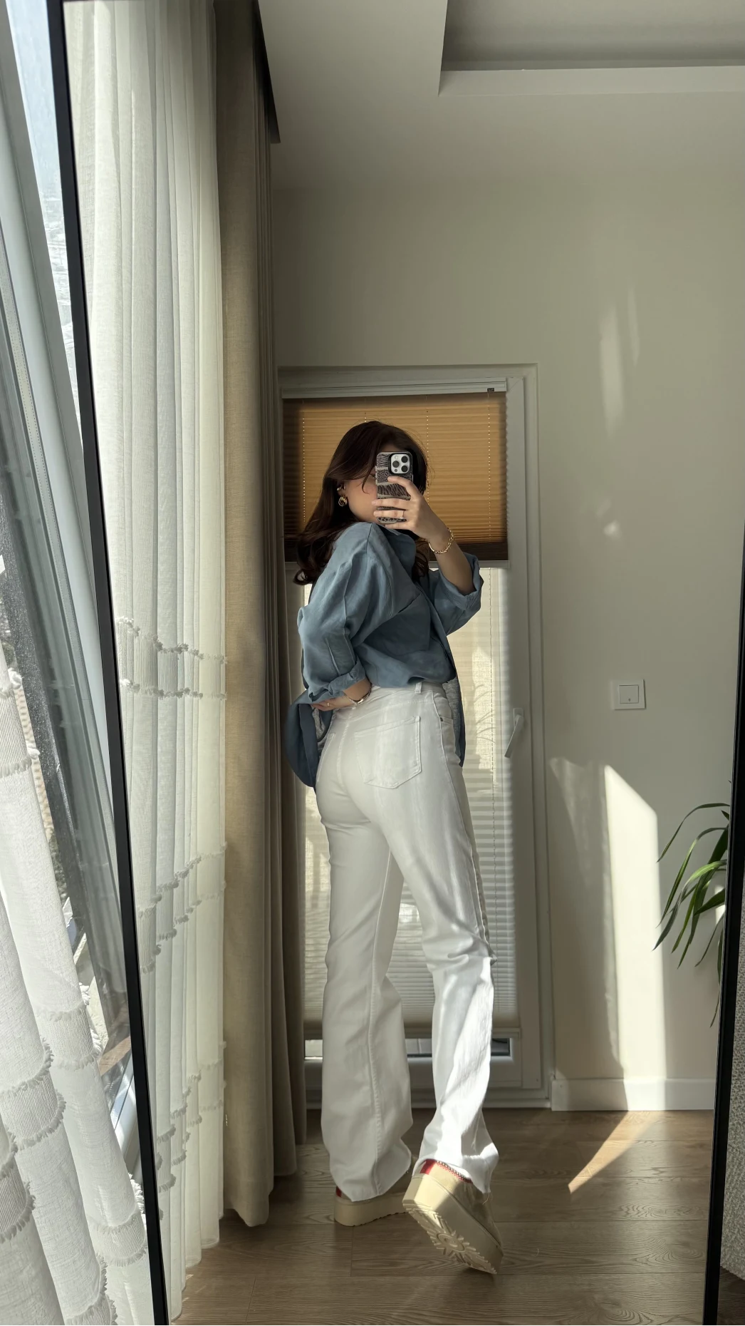 Bellamo Zra STRAİGHT Beyaz Pantolon Jean