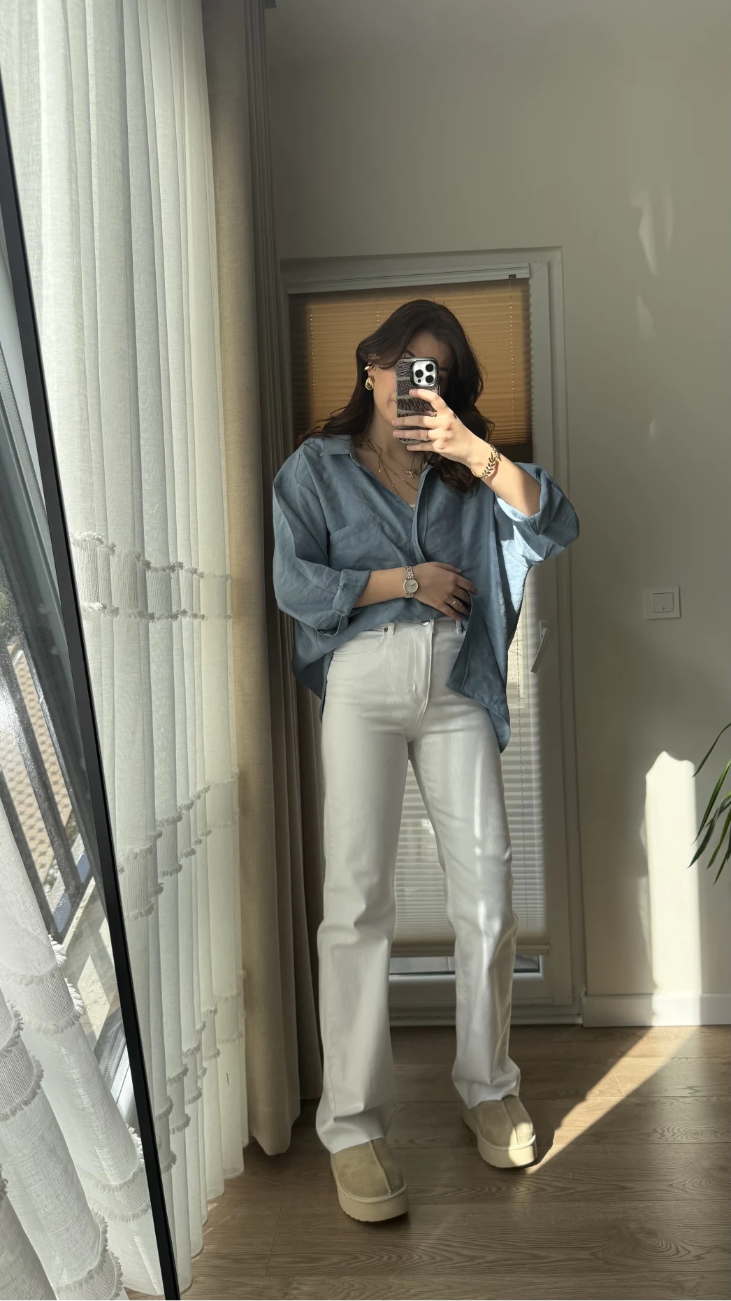 Bellamo Zra STRAİGHT Beyaz Pantolon Jean