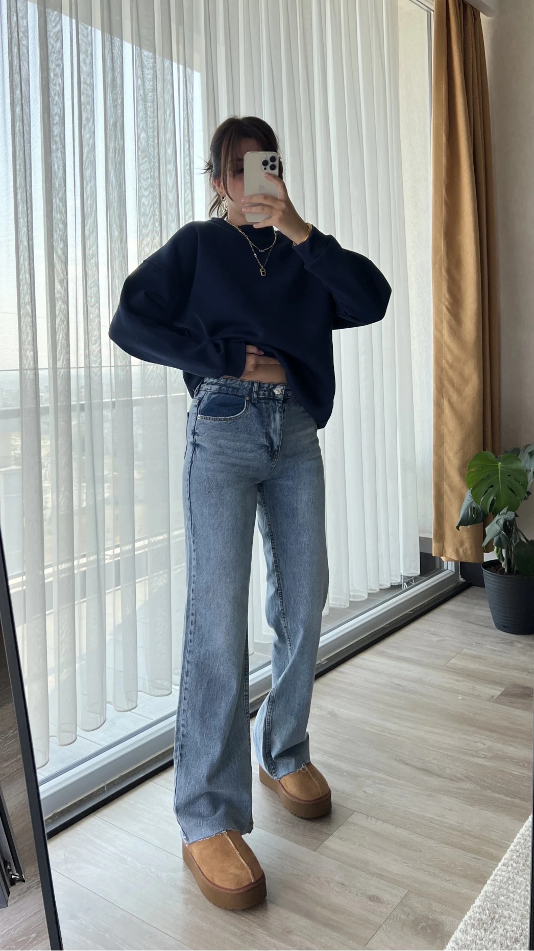 Bellamo Zra STRAİGHT Koyu Mavi Pantolon Jean