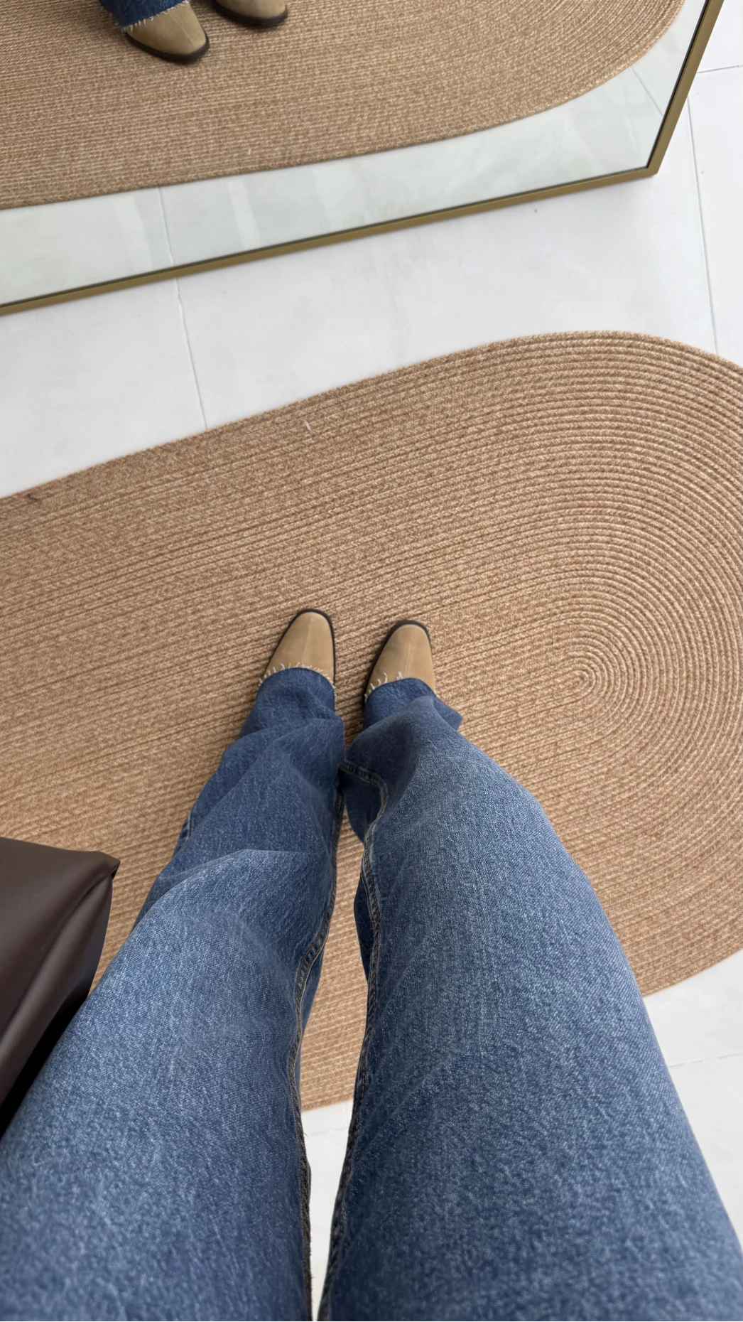 Bellamo Straight Lacivert Tonları Jean Pantolon