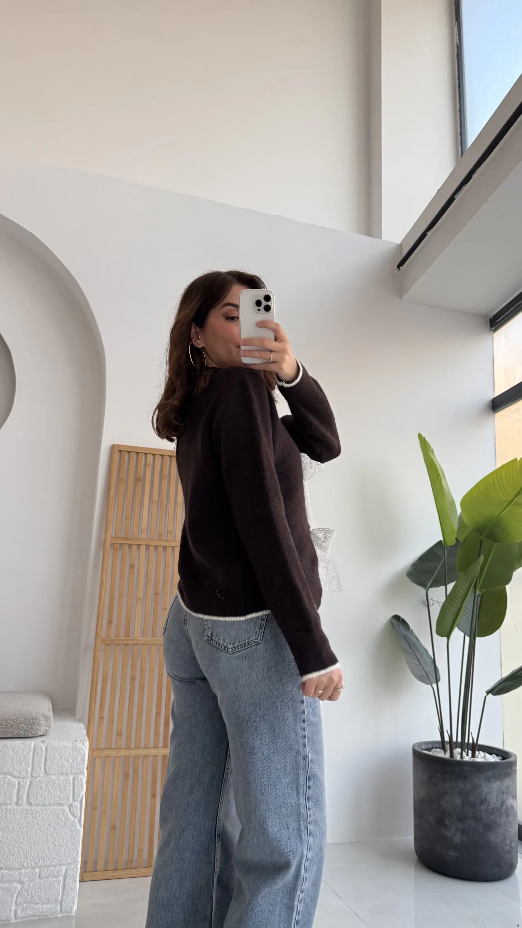 Bellora Fiyonk Triko Hırka - Acı Kahve - KOD:9056