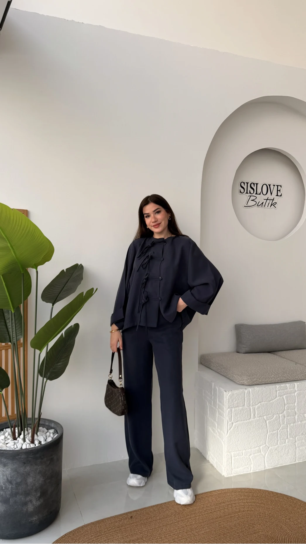 Bennet Serisi Modal Takım - Lacivert - Kod: 8678