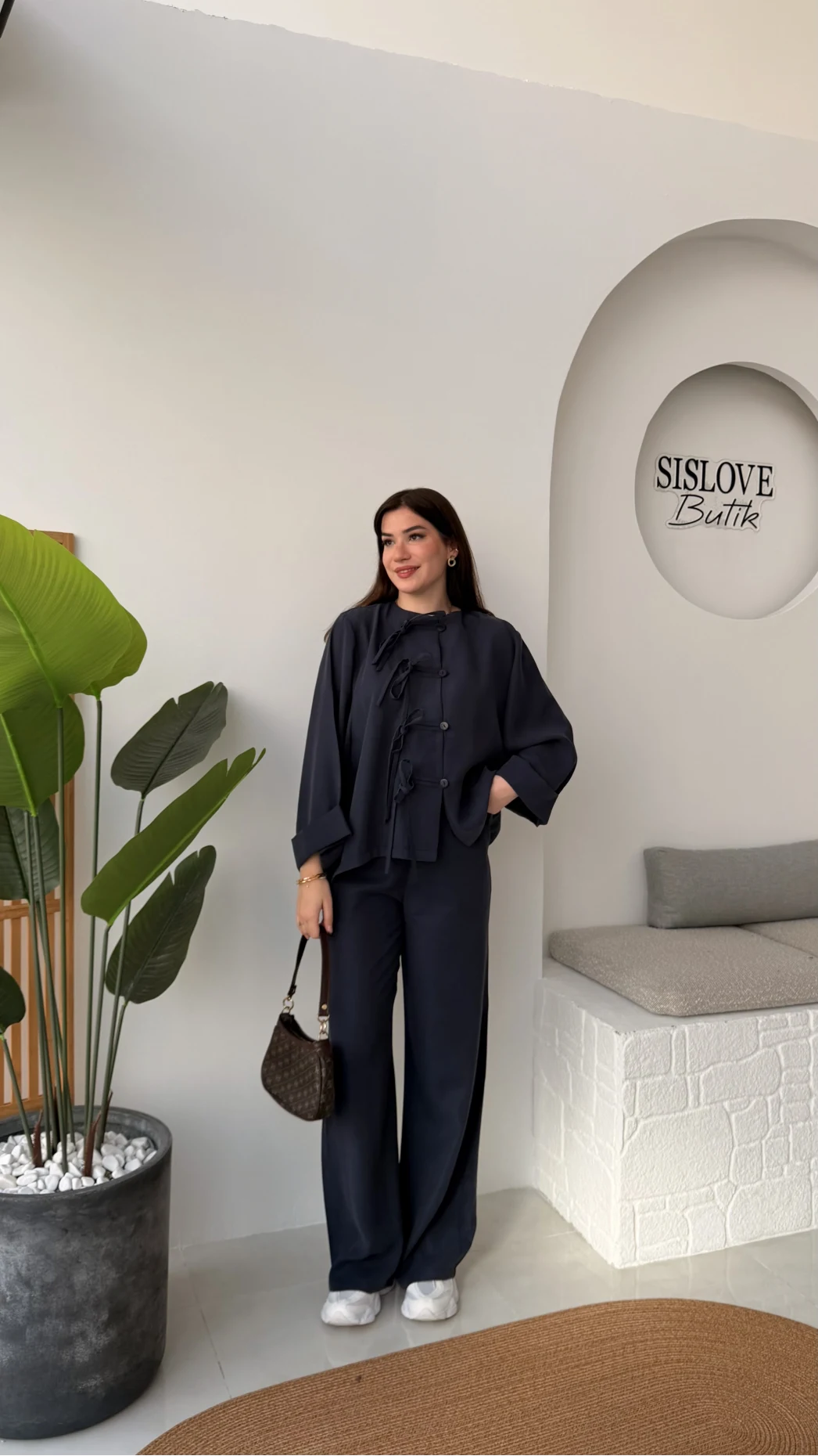 Bennet Serisi Modal Takım - Lacivert - Kod: 8678