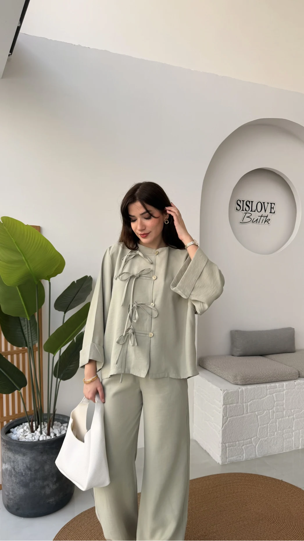 Bennet Serisi Modal Takım - Mint - Kod: 8678