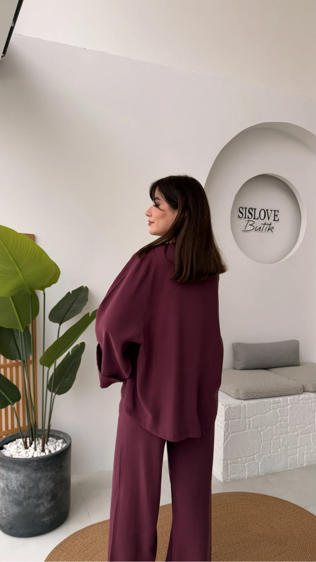 Bennet Serisi Modal Takım - Mürdüm - Kod: 8678