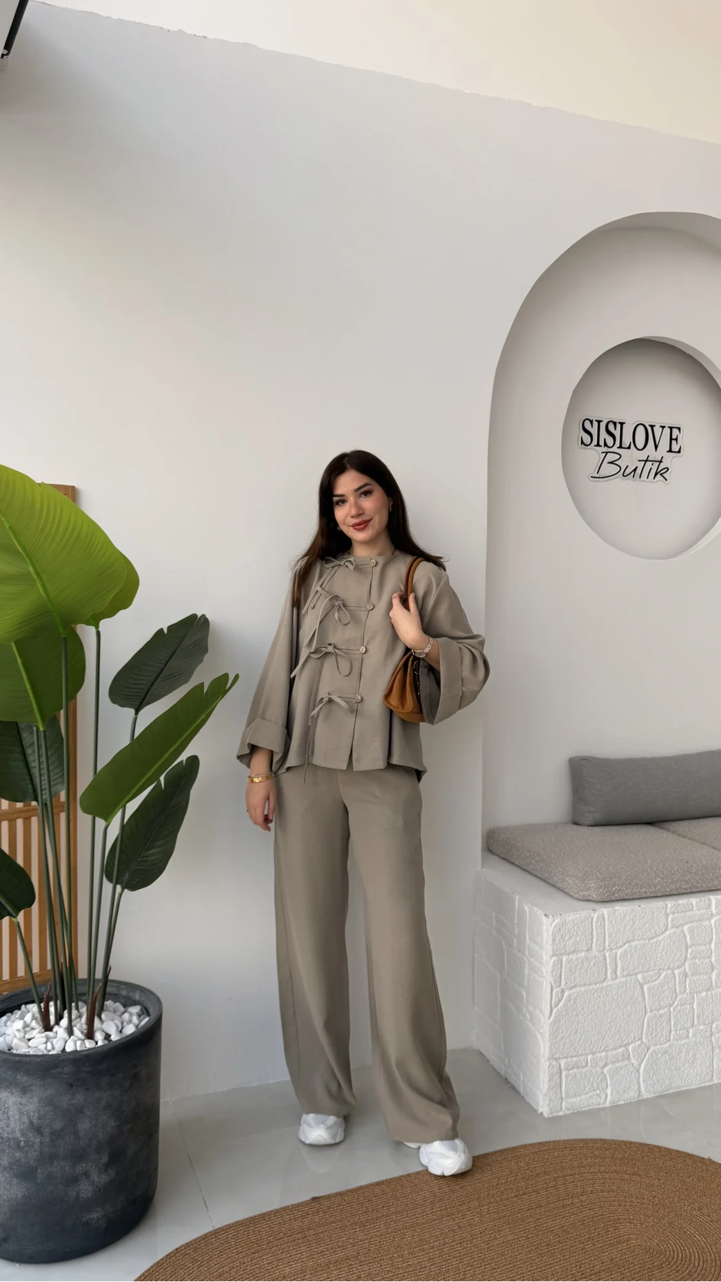 Bennet Serisi Modal Takım - Vizon - Kod: 8678