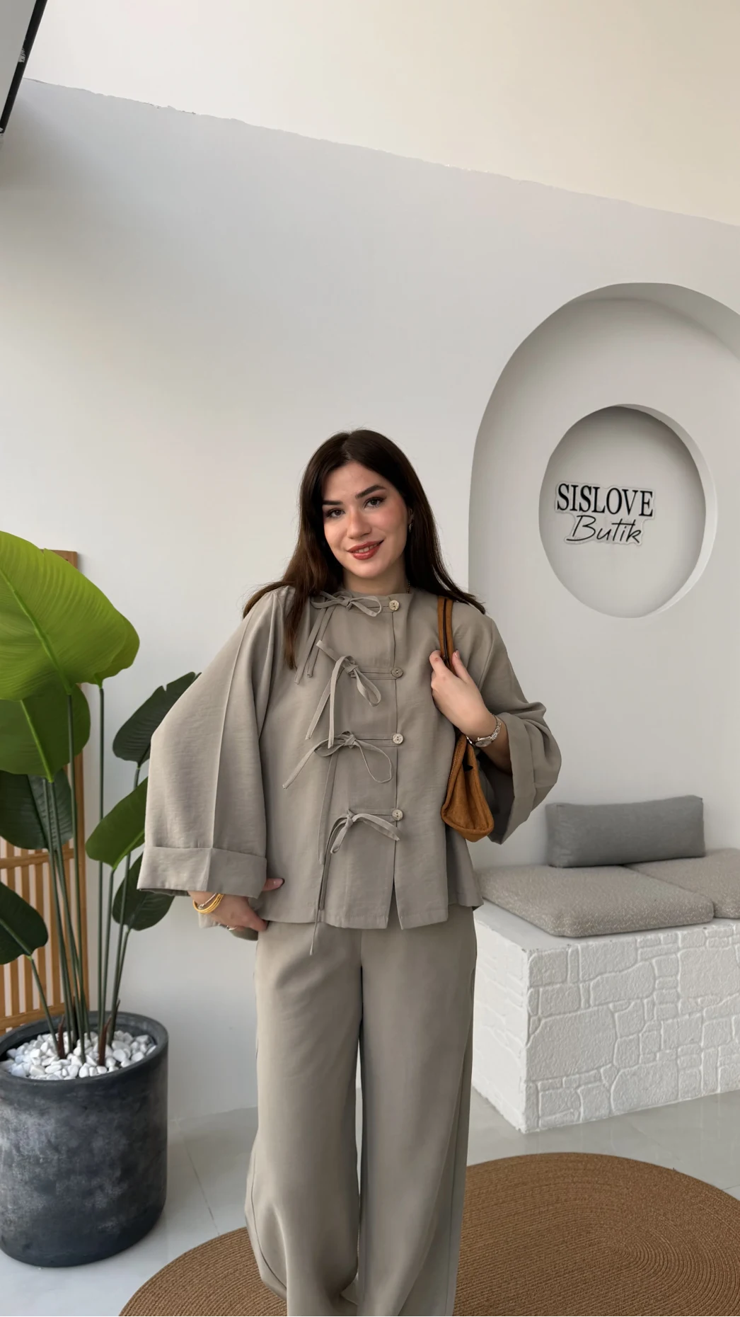 Bennet Serisi Modal Takım - Vizon - Kod: 8678