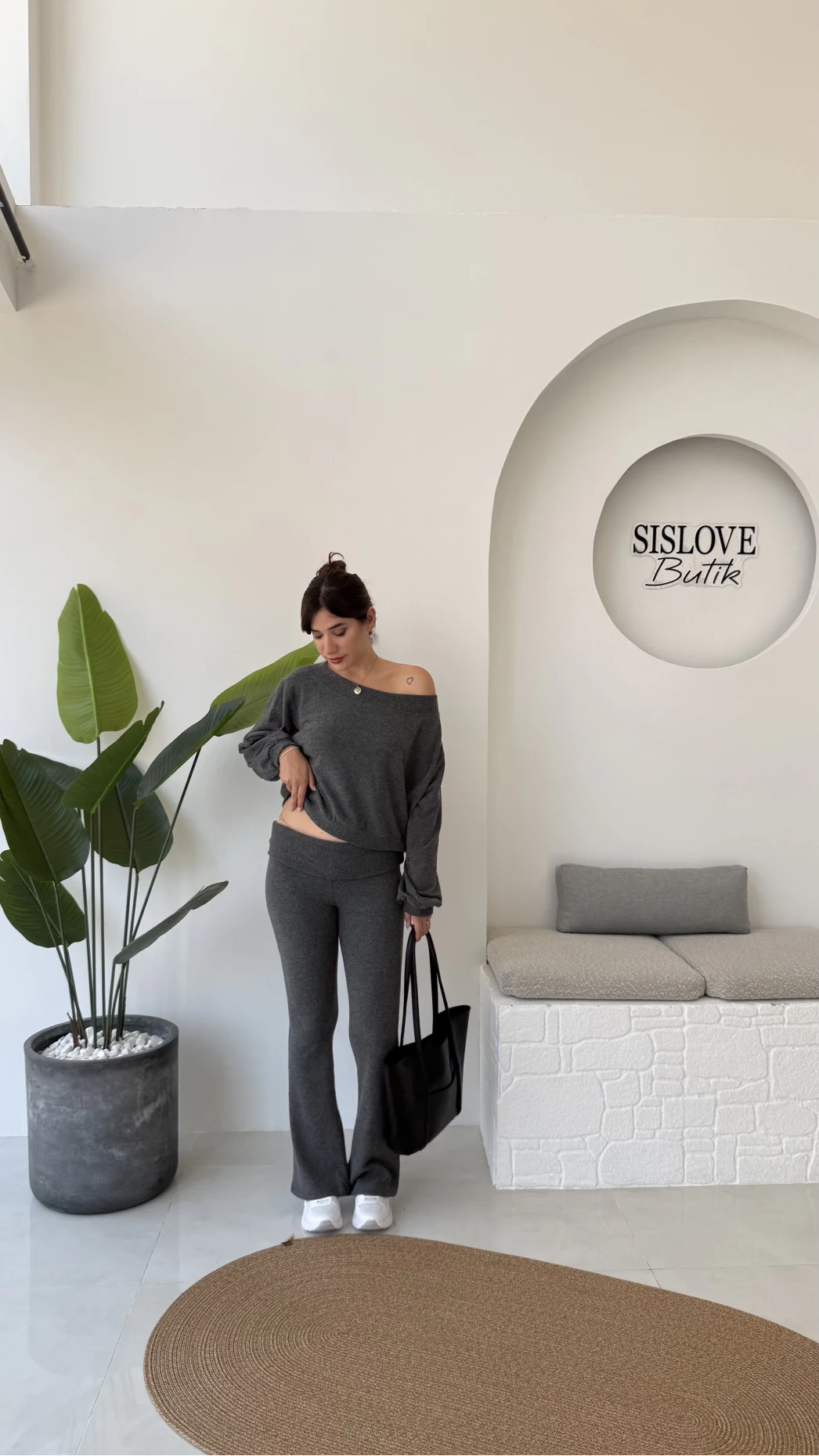 Bennet Serisi Saten Pantolon - Lacivert - Kod: 4027