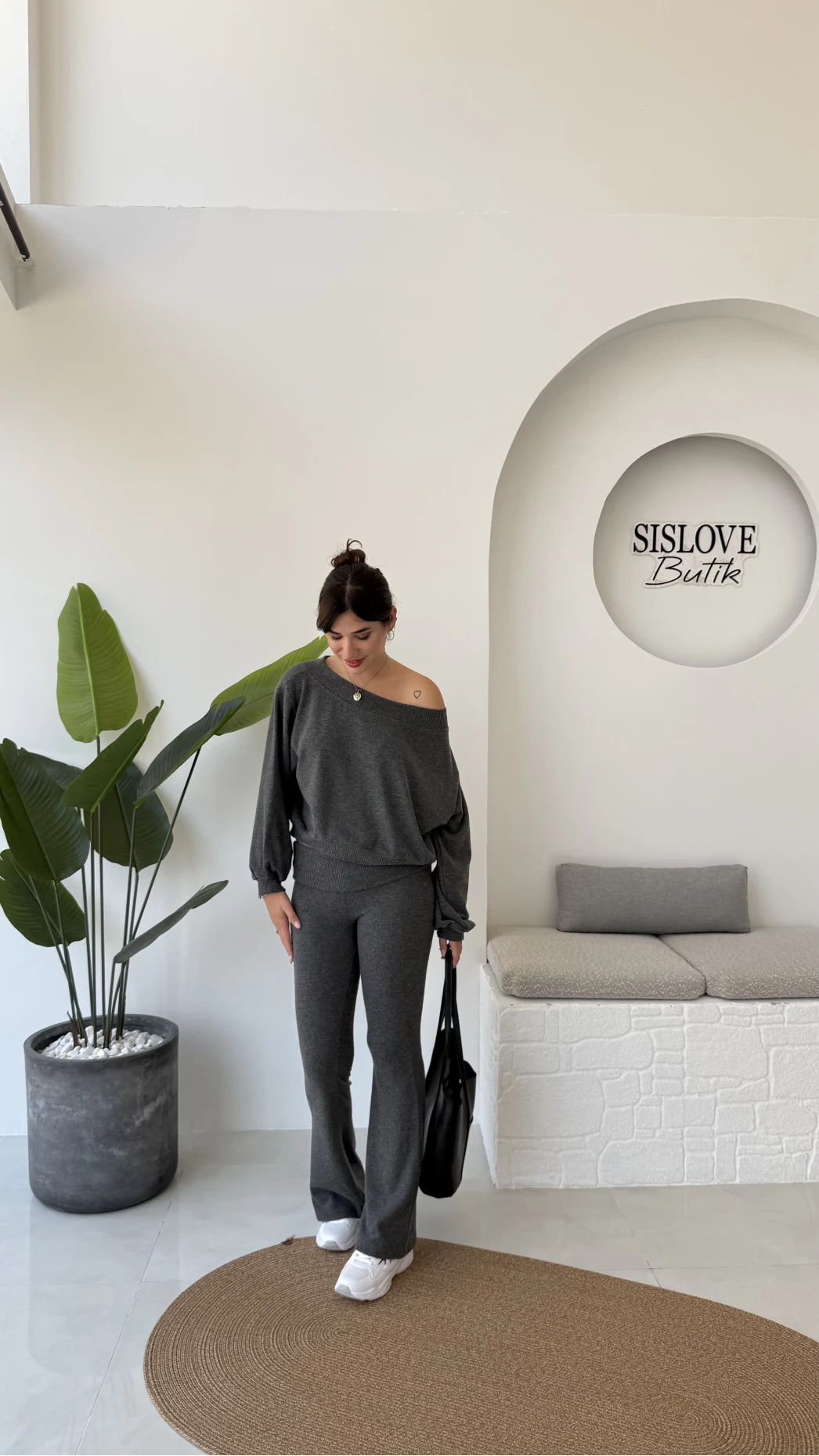 Bennet Serisi Saten Pantolon - Lacivert - Kod: 4027