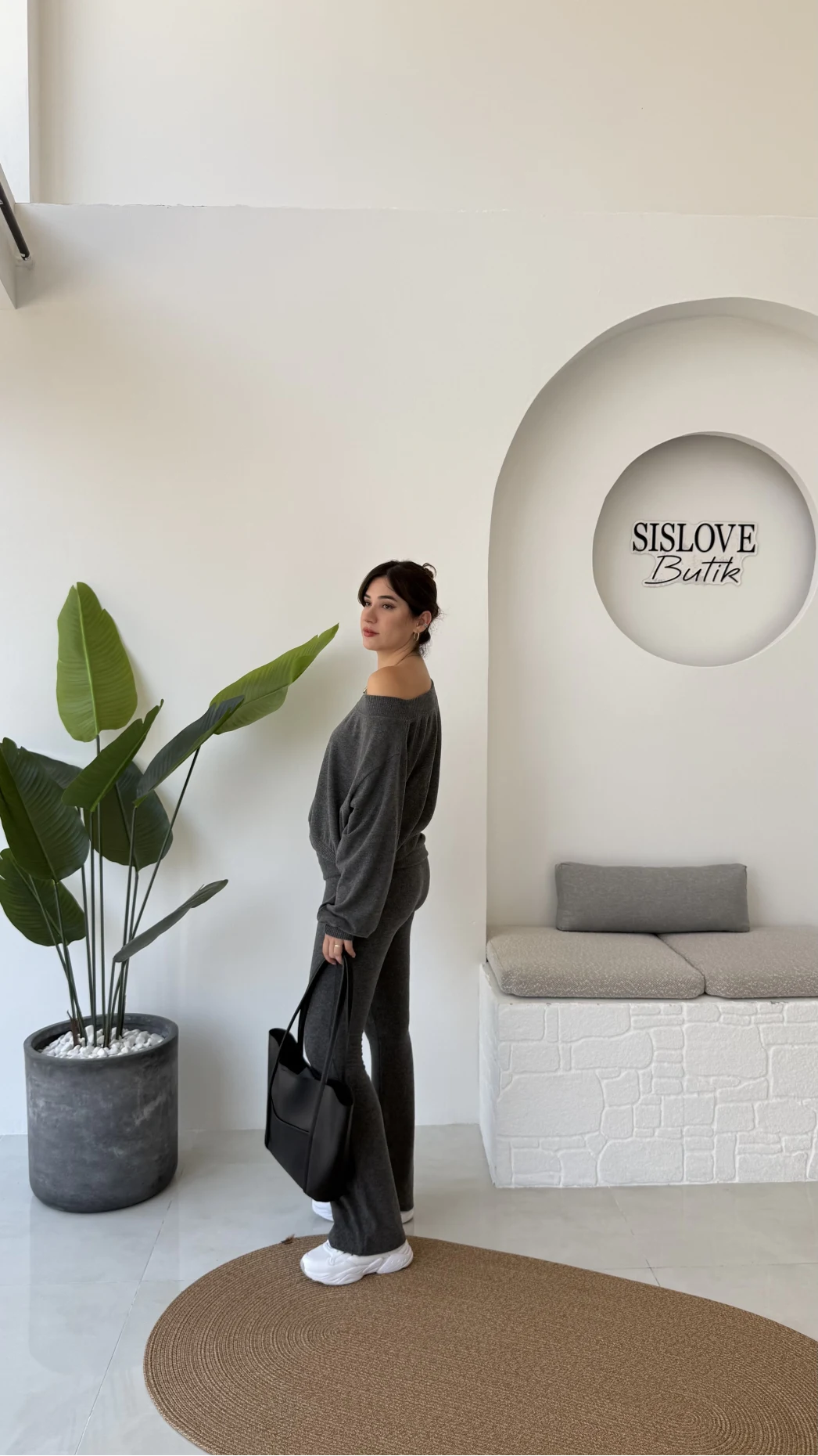 Bennet Serisi Saten Pantolon - Lacivert - Kod: 4027