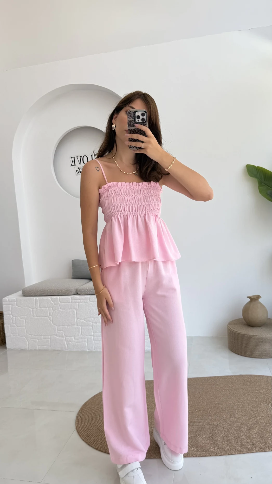 Berry Gipeli Takım - Pembe