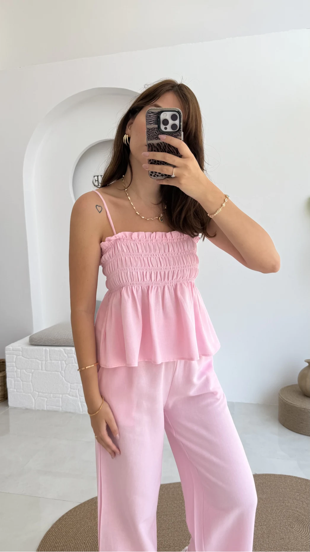 Berry Gipeli Takım - Pembe