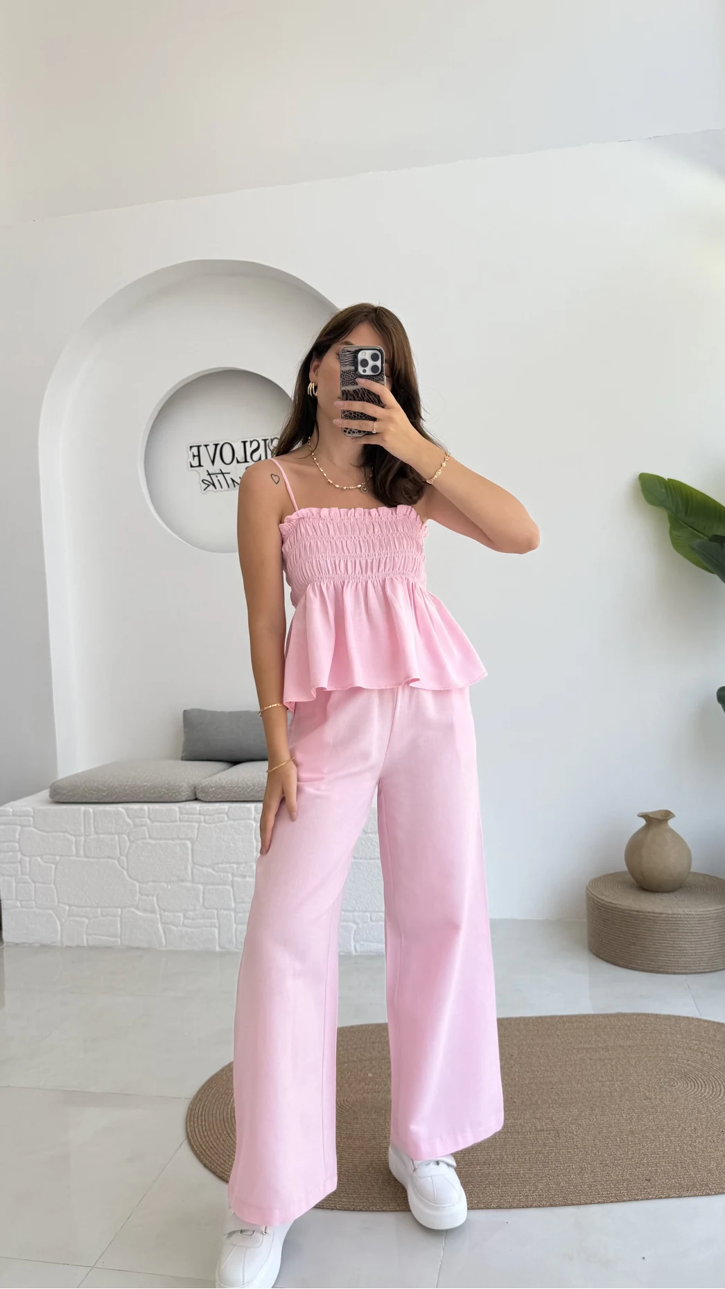 Berry Gipeli Takım - Pembe