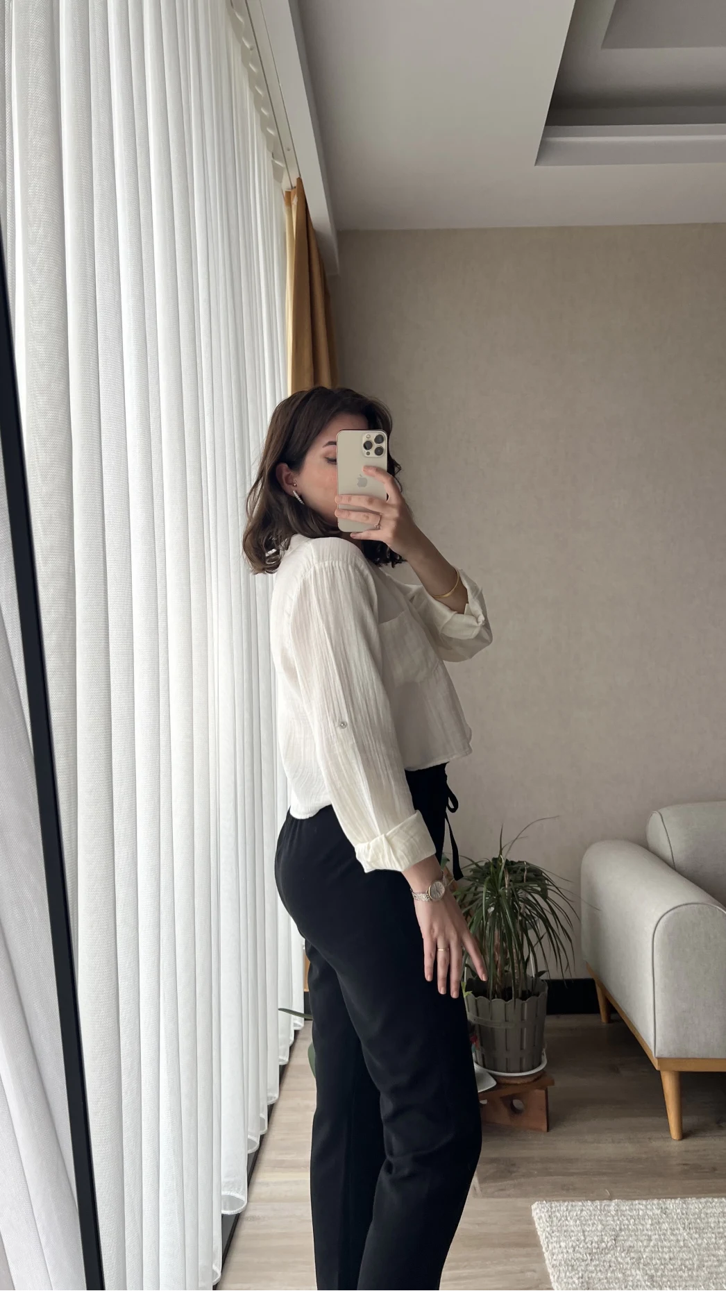 Beua Beyaz Müslin Bluz