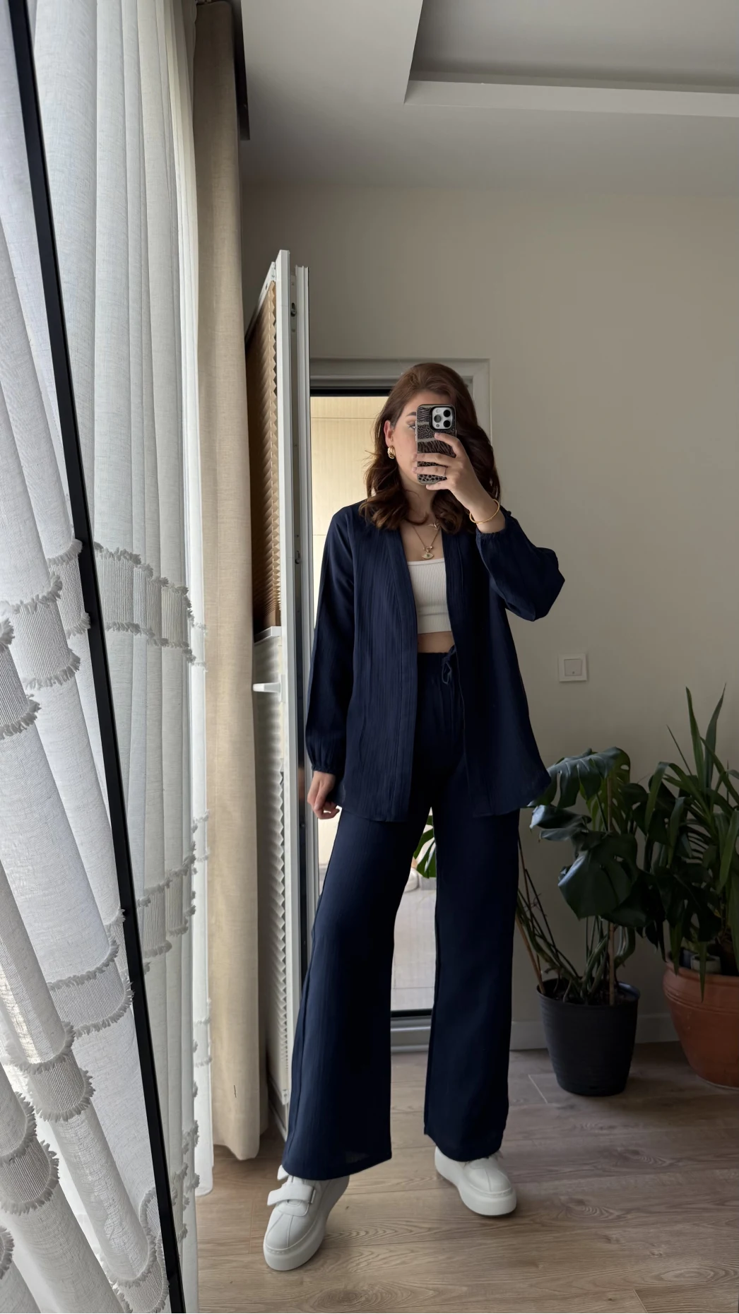 Billie Kimono Takım - Lacivert