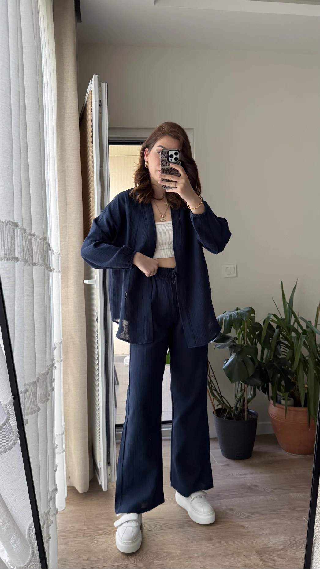 Billie Kimono Takım - Lacivert