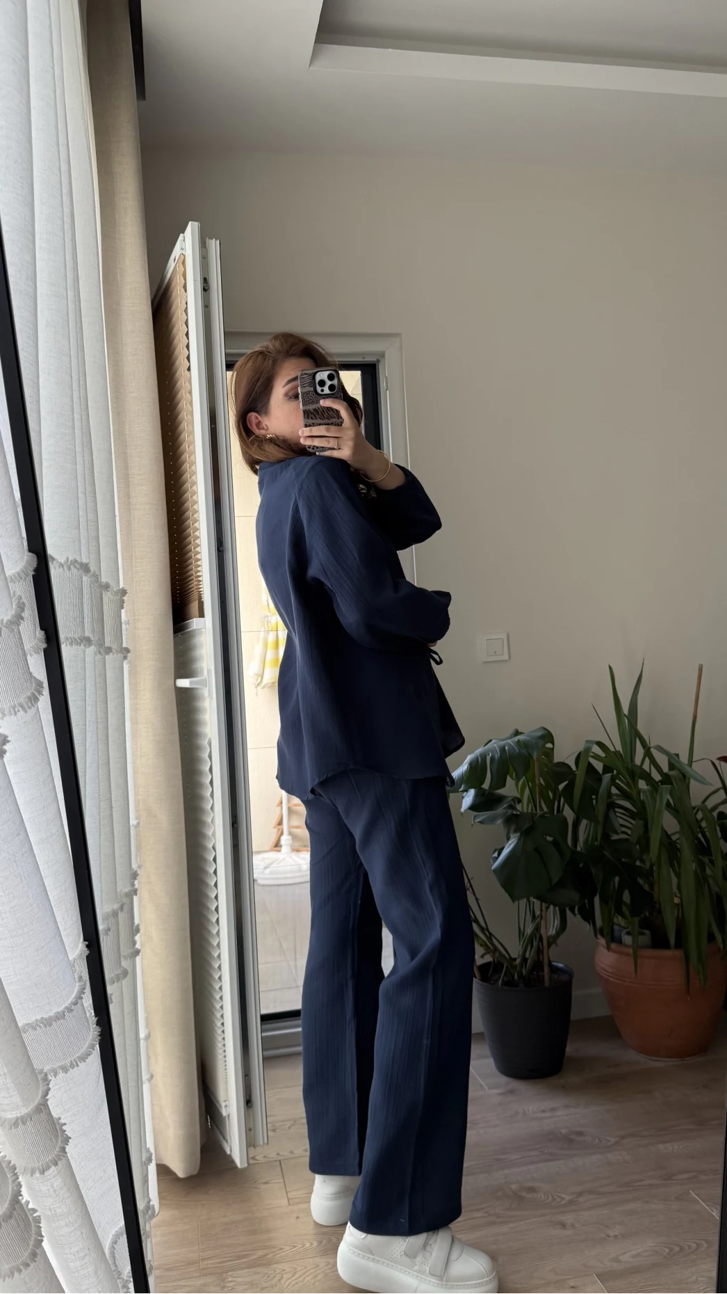 Billie Kimono Takım - Lacivert