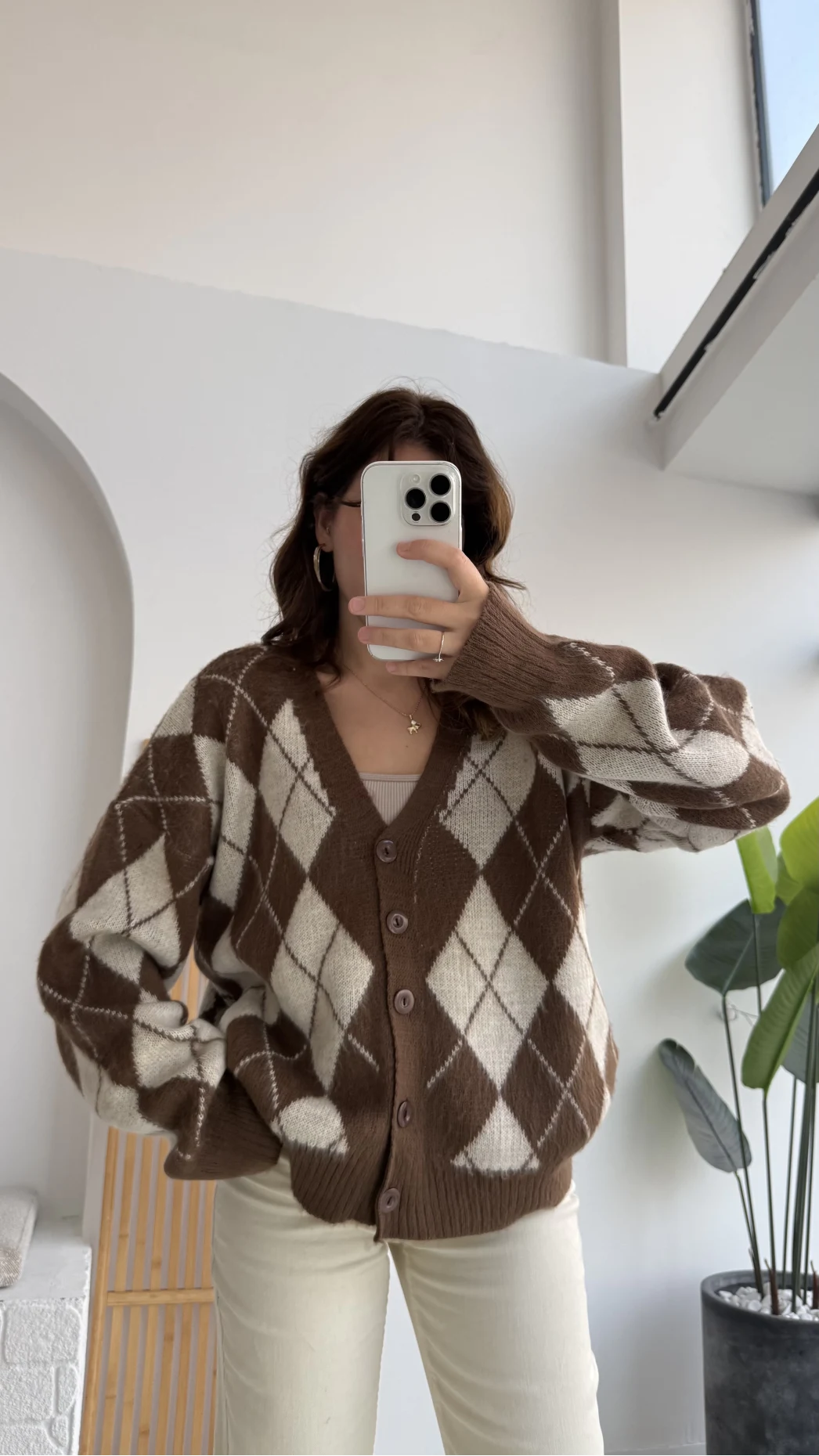 Bitter Baklava Salaş Hırka - Bej