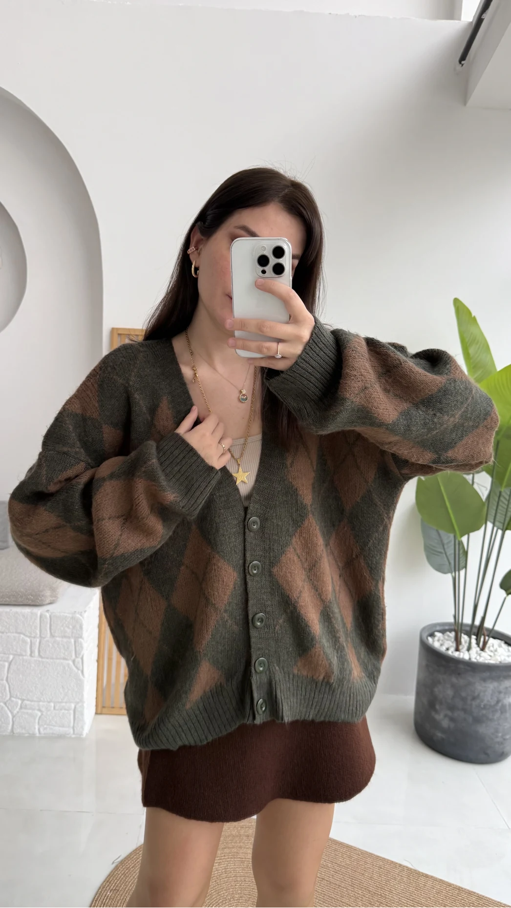 Bitter Baklava Salaş Hırka - Haki