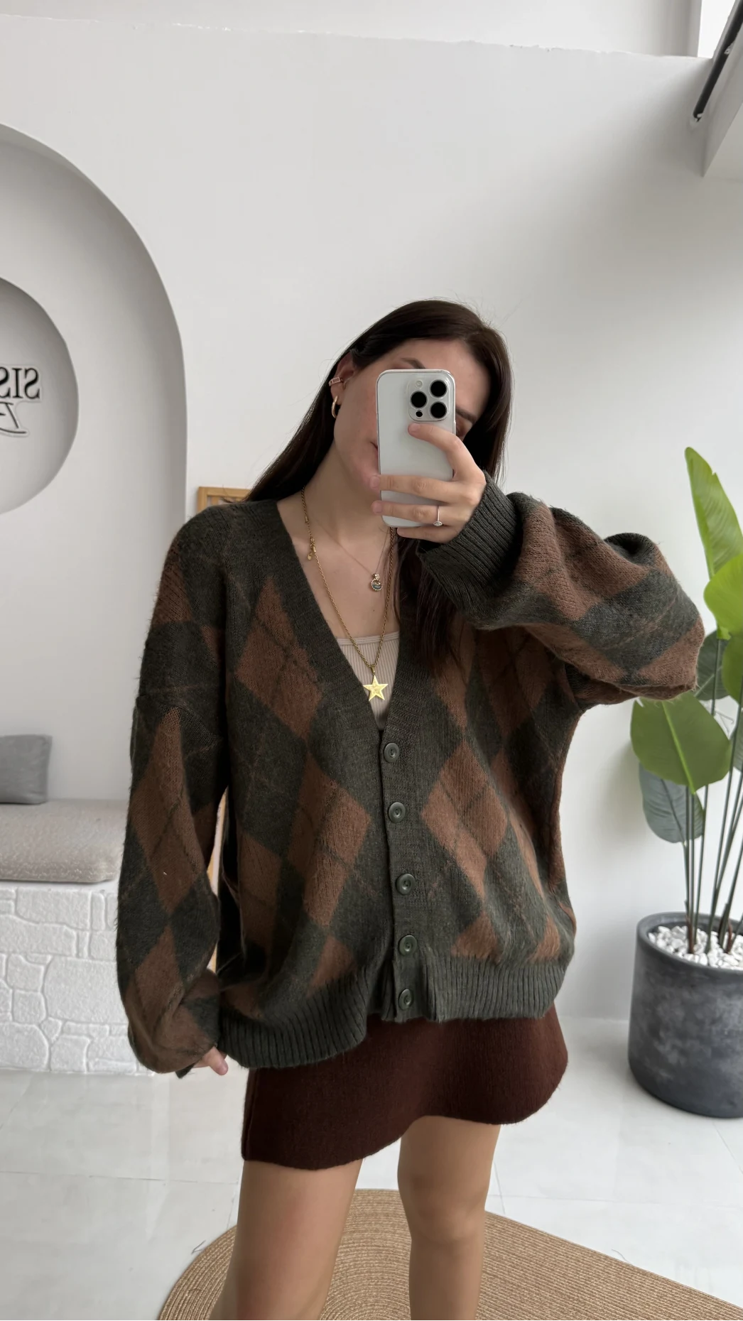 Bitter Baklava Salaş Hırka - Haki