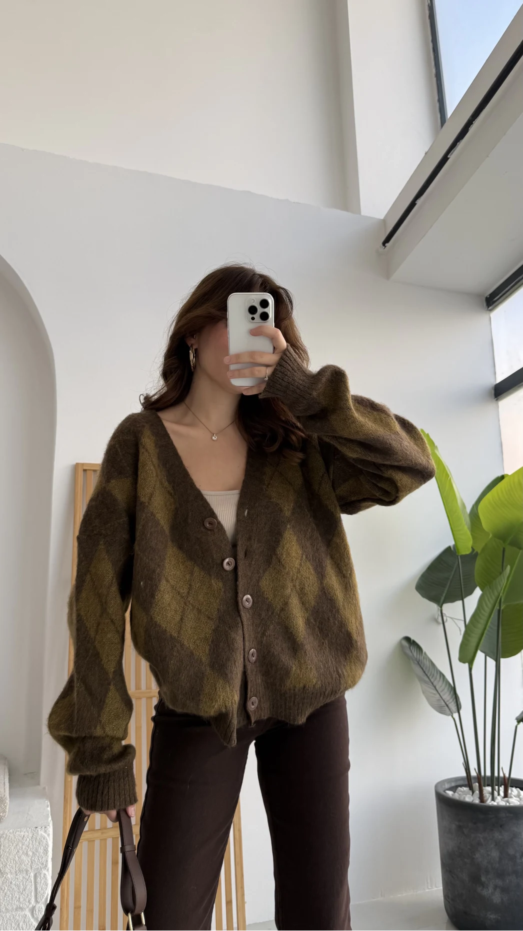 Bitter Baklava Salaş Hırka - Kahve