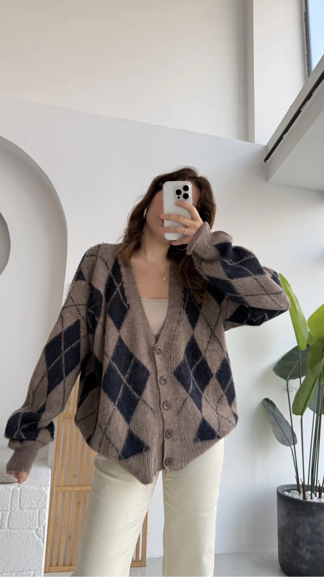 Bitter Baklava Salaş Hırka - Vizon