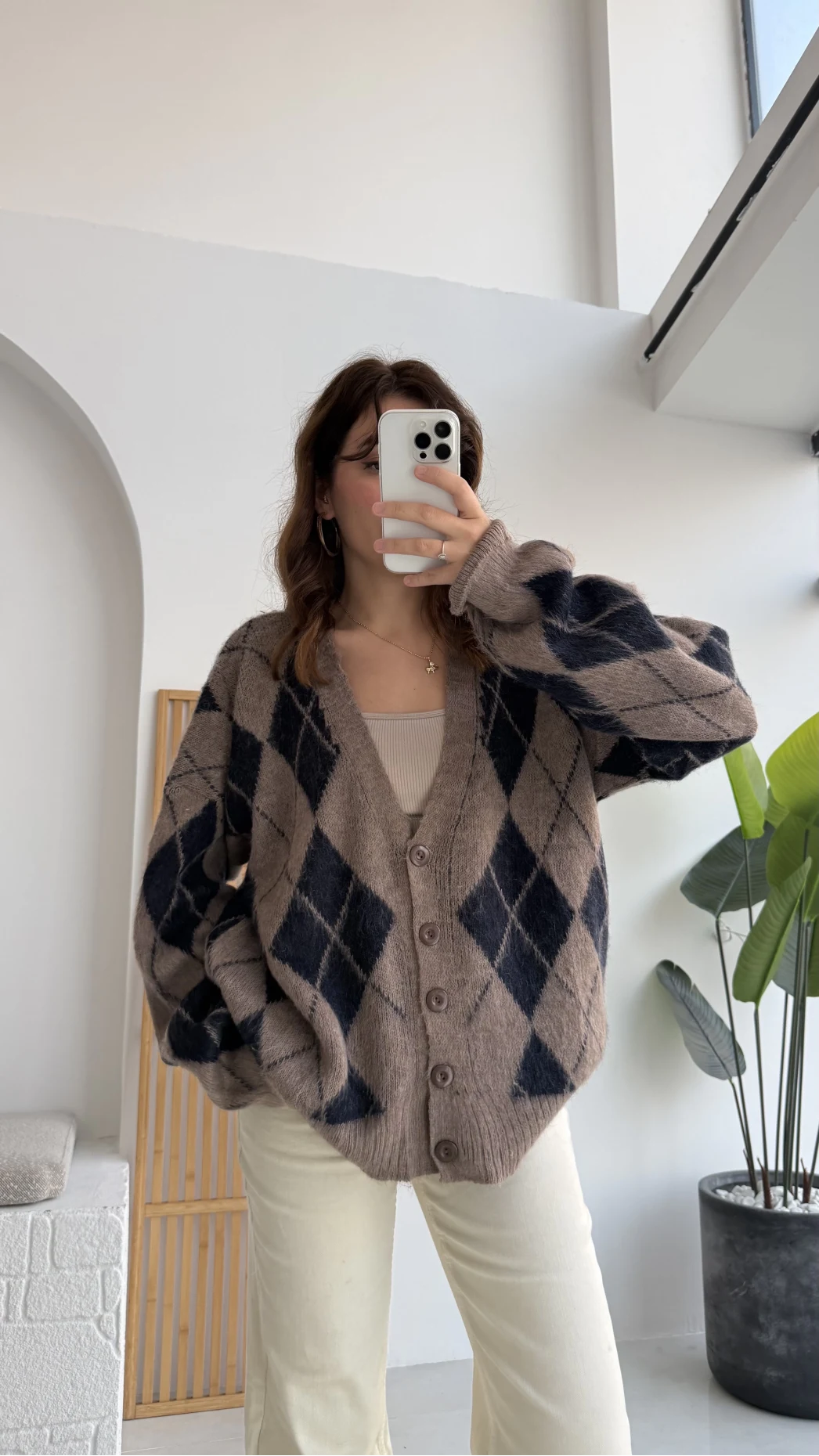 Bitter Baklava Salaş Hırka - Vizon