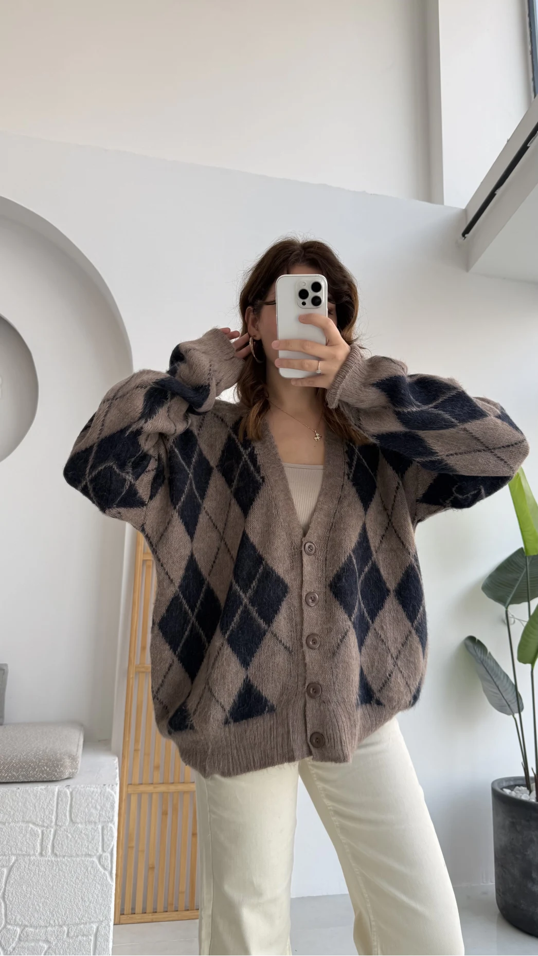 Bitter Baklava Salaş Hırka - Vizon