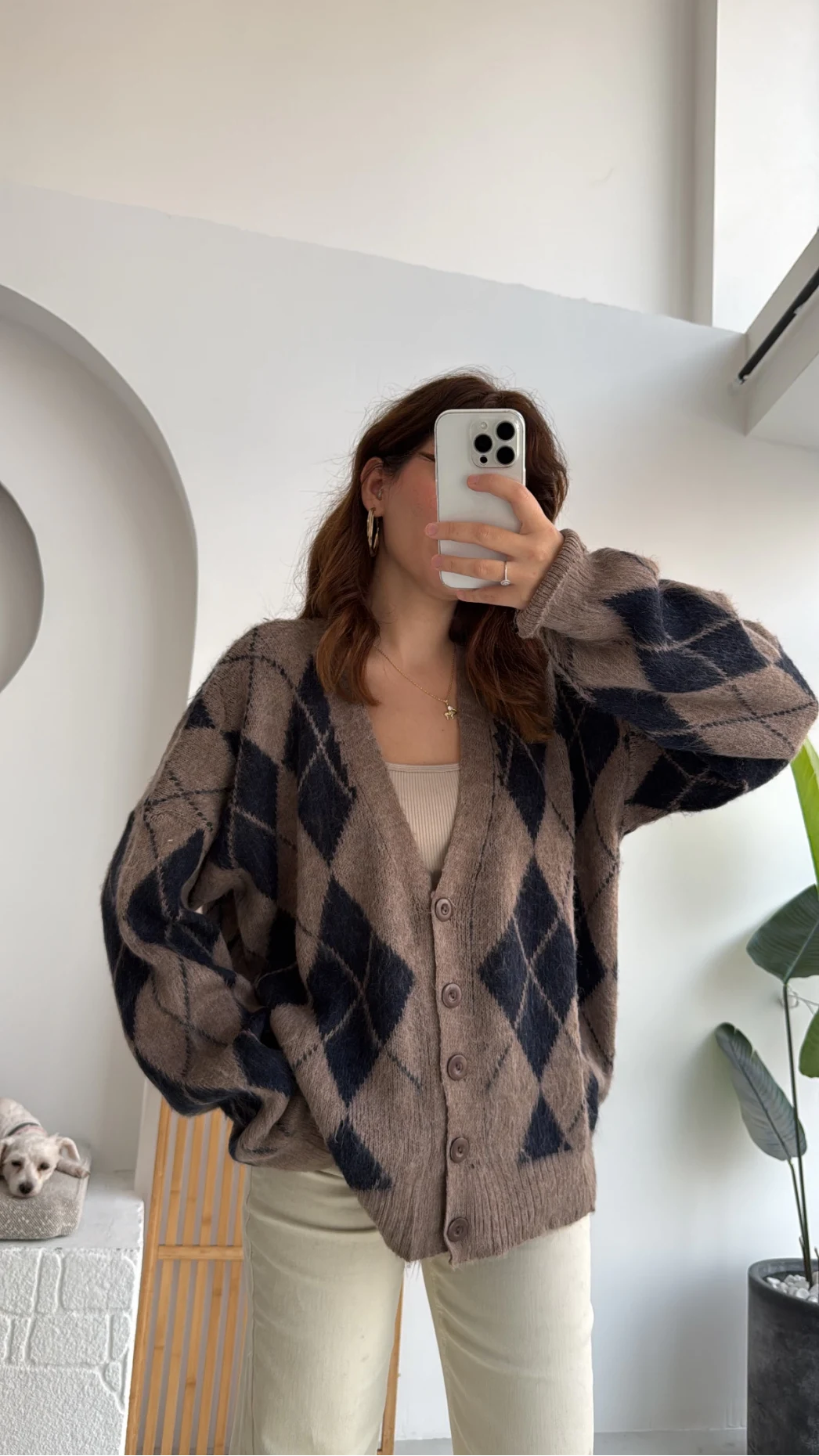 Bitter Baklava Salaş Hırka - Vizon