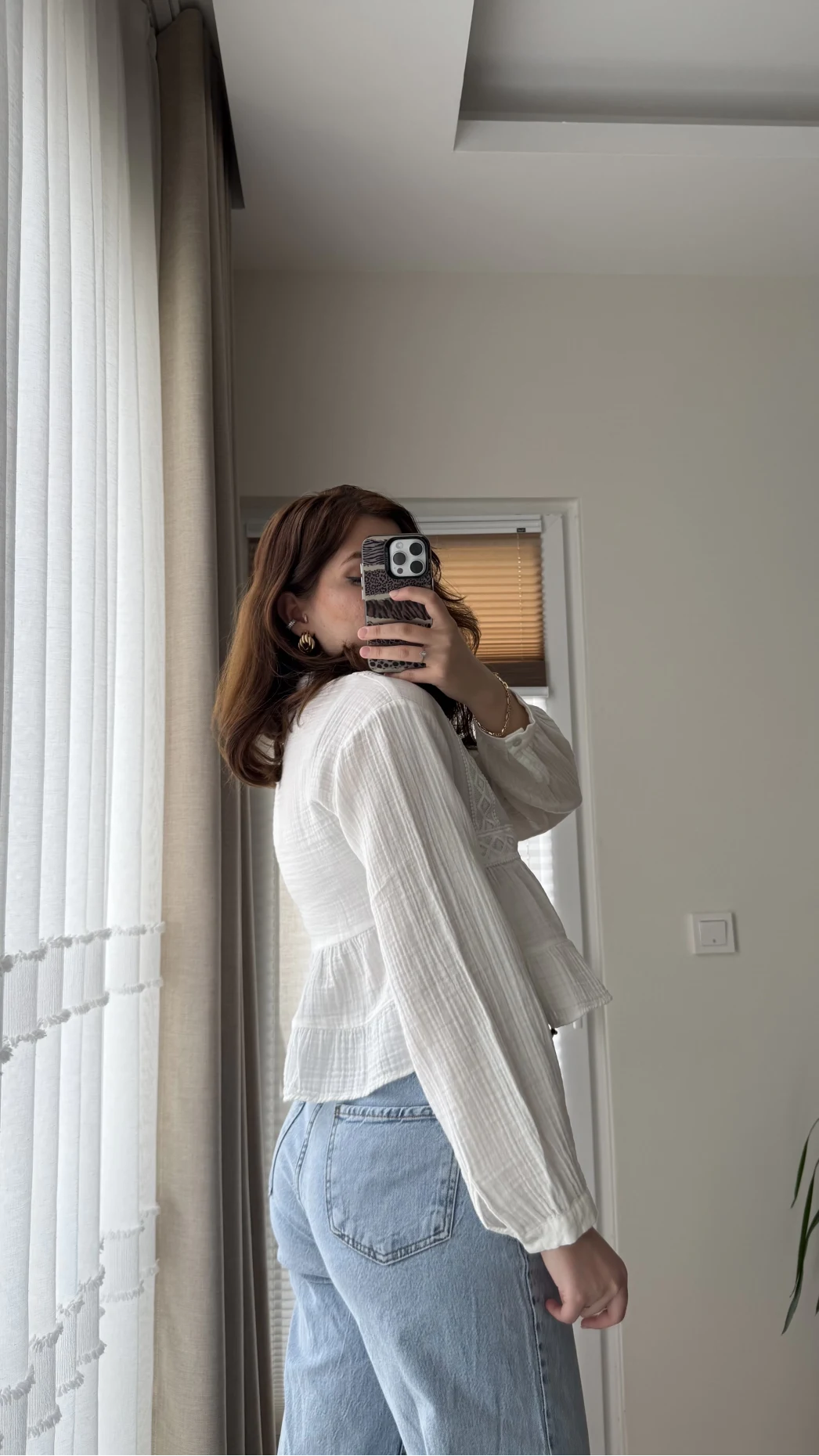 Bloom Beyaz Dantel Gömlek