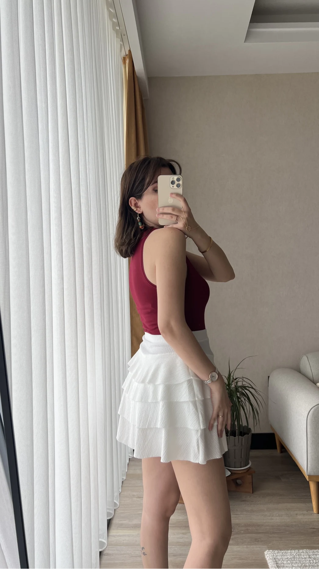 Bordo Bileyi Penye Üst