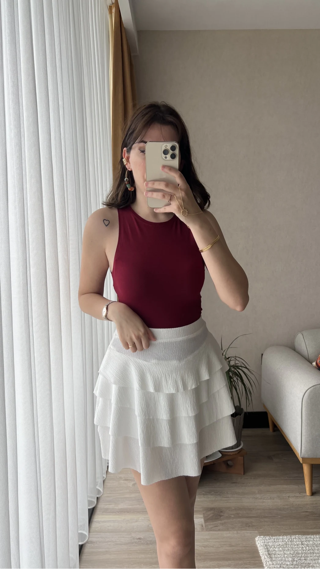 Bordo Bileyi Penye Üst