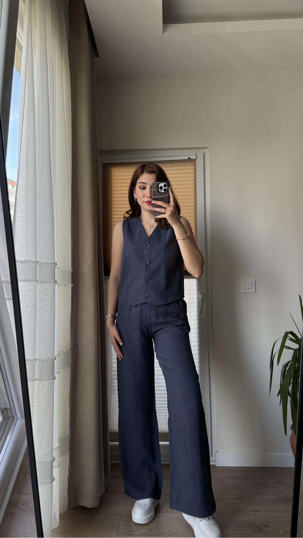 Captive Yelekli Lacivert Takım