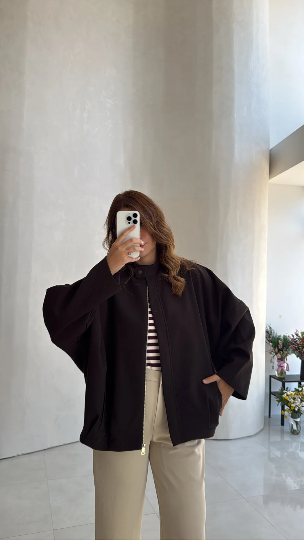 Carlotta Pileli Bomber Ceket - Acı Kahve - Kod: 7781