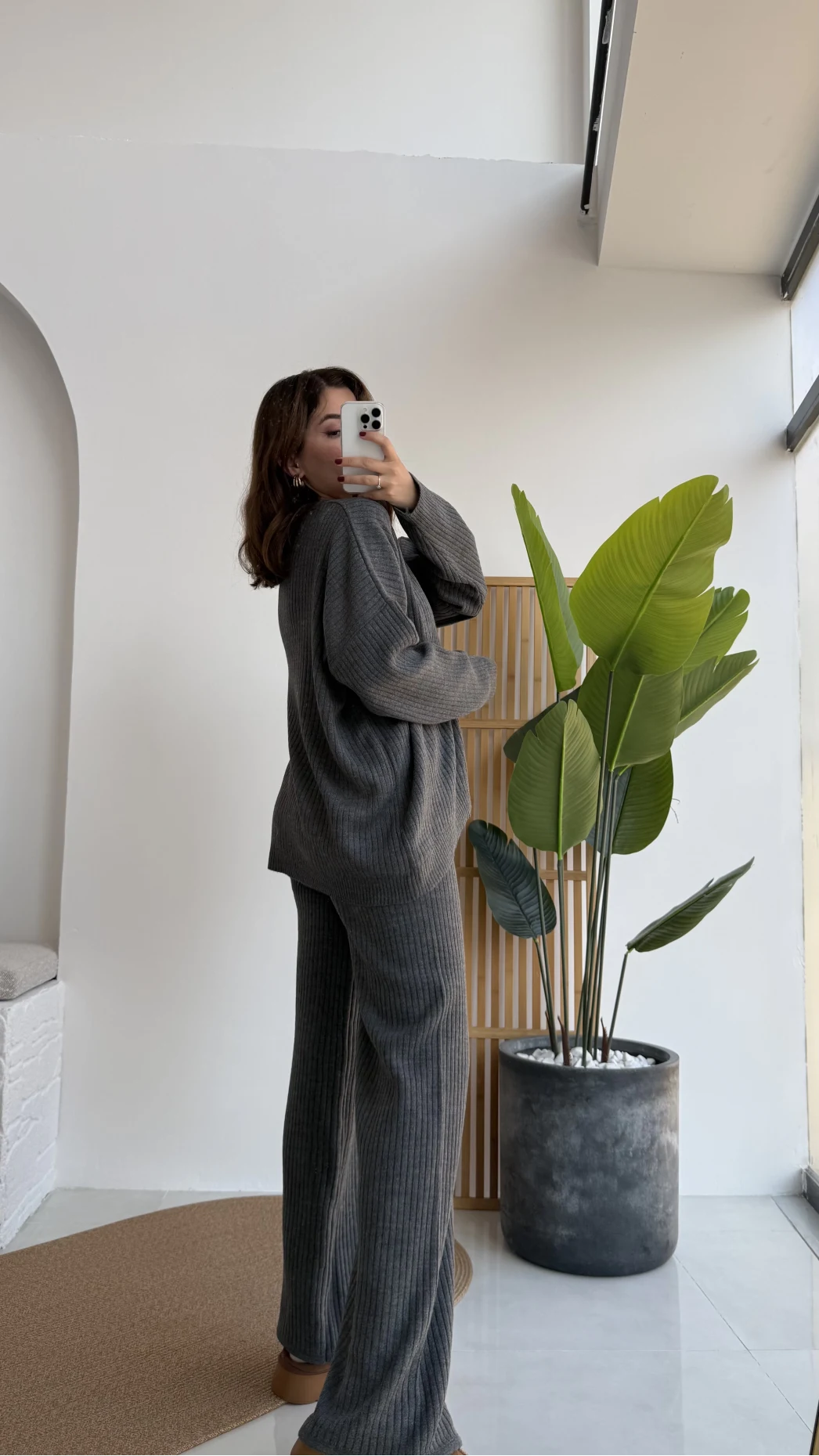 Caroline Triko Takım - Antrasit - Kod: 7207