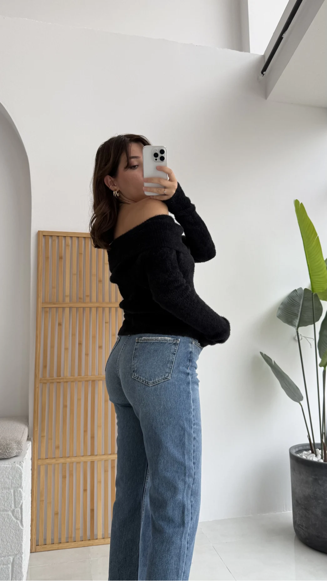 Caterina Madonna Yaka Kazak Siyah Kod: 25040