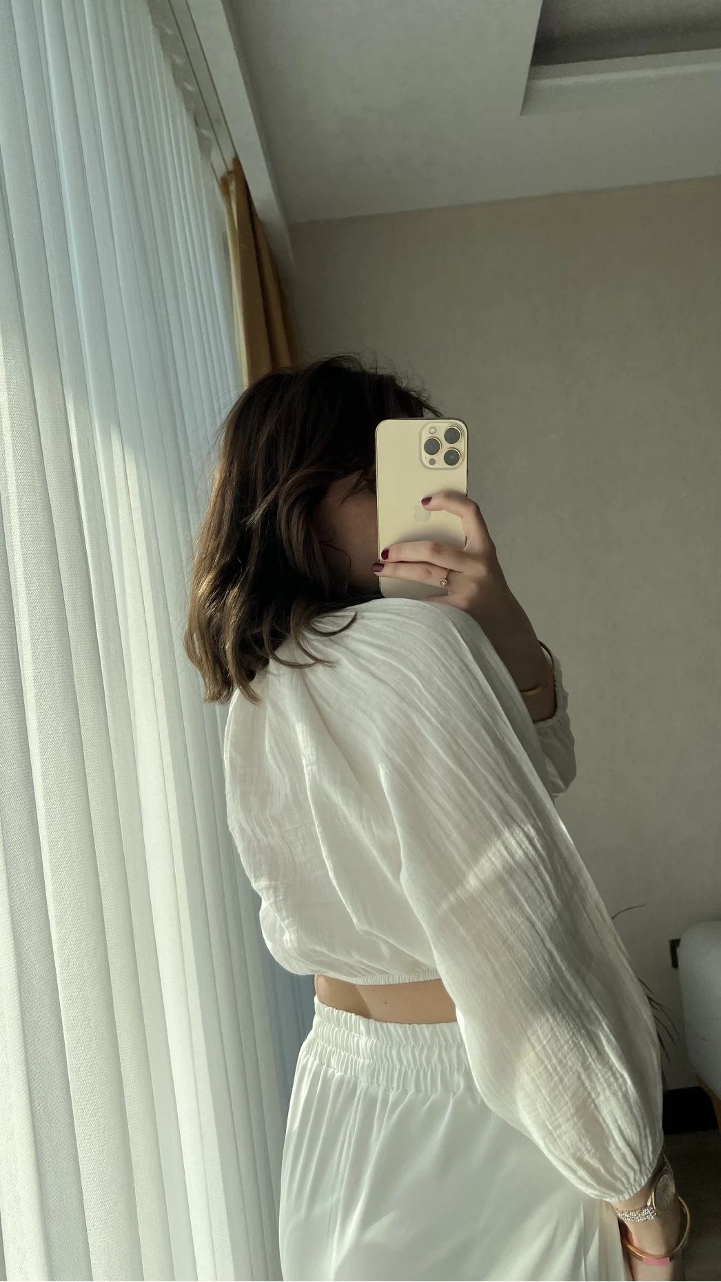 Cedriic Beli Lastikli Bluz