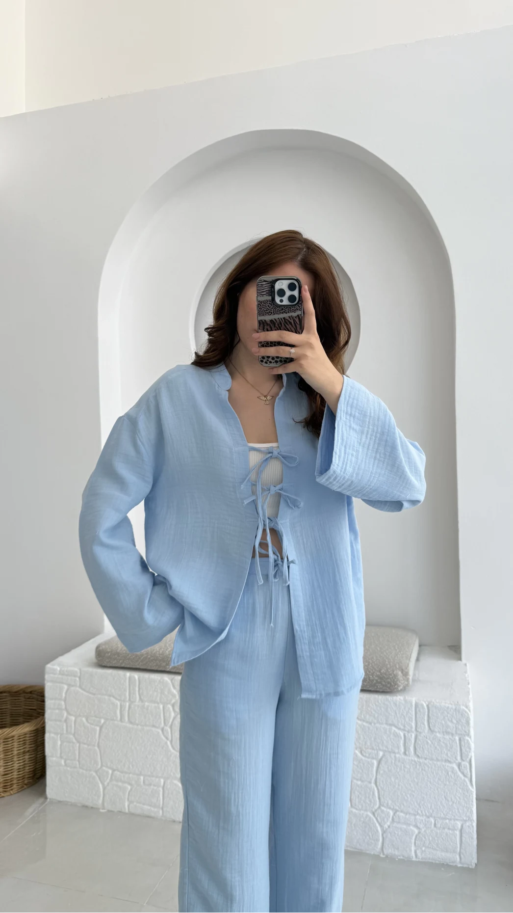 Colmar Müslin Pamuk Takım Mavi